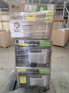 lot 56723 image: LG Room Air Conditioners 18,000BTU - 3ct.