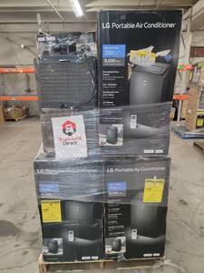 lot 56725 image: LG Portable Air Conditioners 8,000BTU - 12ct.
