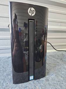 lot 130 image: HP Desktop Tower Computer with Intel Core Processor - Powers On - Retail $150