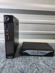 lot 135 image: Lenovo ThinkCentre M50p Desktop Computer and Ventus V200 - Not Tested - No Power Cords - Retail $85