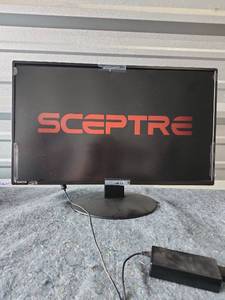 lot 146 image: Sceptre E248W 24-inch LED Monitor - Powers On - Retail $89