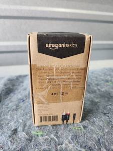 lot 154 image: AmazonBasics 3.5mm to RCA Adapter Cable - Retail $6
