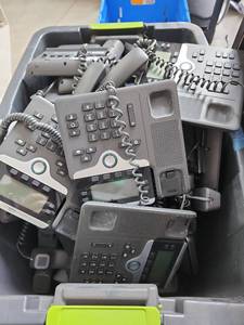 lot 161 image: Lot of 37 Cisco IP Phone Business Telephone - Retail $45