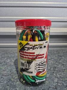 lot 203 image: 25-Piece Multi-Color Bungee Cord Set - Retail $12