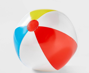 lot 42557 image: Pack of 5, 14-inch Sun Squad Inflatable Beach Ball
