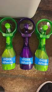 lot 42566 image: O2 Cool Deluxe Misting Fan Set