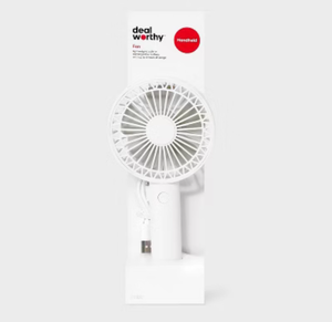 lot 42600 image: Deal Worthy Portable Handheld Fan
