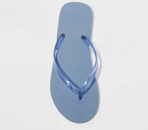 lot 42636 image: Navy Blue Rubber Flip Flops