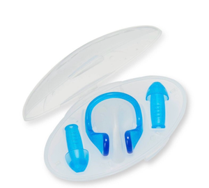 lot 42655 image: Speedo Blue Swimming Earplug and Nose Clip Set