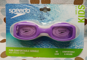 lot 42656 image: 2 Pack of Speedo Kids Sonic Swimming Goggles - Purple