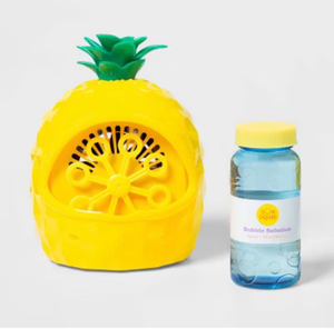 lot 42705 image: Pineapple Bubble Maker with Solution