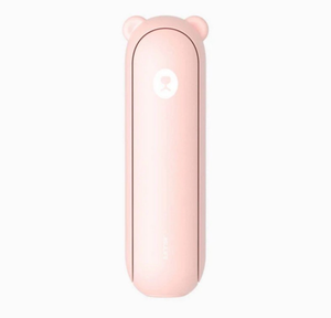 lot 42712 image: JISULIFE Pink Bear Mini Portable Fan