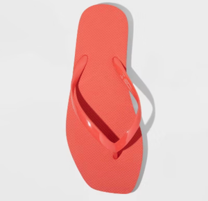 lot 42716 image: Shade & Shore Coral Flip Flops Size 11
