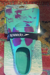 lot 43268 image: Speedo Kids Pool Flippers - TurquoisePurple