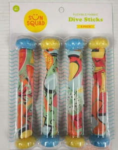 lot 43283 image: Sun Squad Flexible Fabric Dive Sticks - 8 Pack
