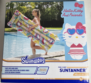 lot 43286 image: Hello Kitty Suntanner Pool Float