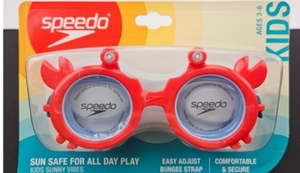 lot 43301 image: Speedo Kids Crab Swimming Goggles