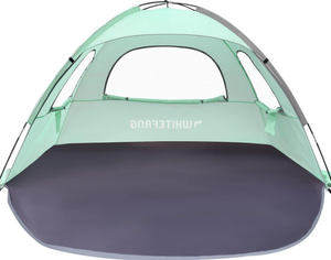lot 43308 image: WhiteFang Pop-Up Beach Tent-missing parts.