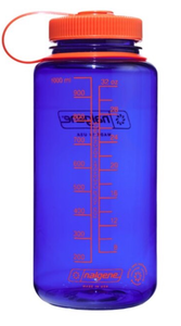 lot 43325 image: Nalgene 32oz Wide Bundled pkg.-Mouth Water Bottle and a Champion Quench.