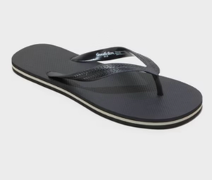 lot 43746 image: Goodfellow & Co Mens Brent Flip Flops - Black, Size 7-8