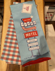 lot 43757 image: Retro Diner Motel Kitchen Towel Set