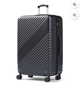 lot 17570 image: 28 Hardside Large Checked Expandable Luggage,Hardshell Suitcase With Divider Pockets,Four 360-Spinner Wheels,Expandable For Up to 15% More Space,With Scratch-Resistant Surface - Retail $0