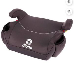 lot 17740 image: Diono Solana Lightweight Backless Booster Car Seat, Black - Retail $0