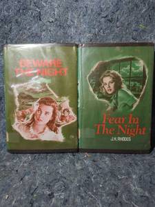 lot 204 image: Fear in the Night by J.H. Rhodes - Avalon Romance Gothic Book