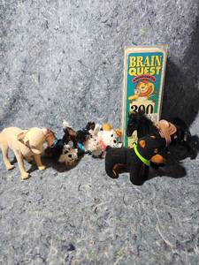 lot 213 image: Hotel for Dogs Plush Collection with Brain Quest Card Set