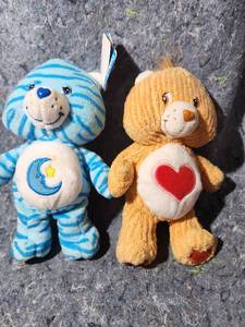 lot 214 image: Care Bears Bedtime Bear and Tenderheart Bear Plush Set