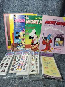 lot 216 image: 1980s Disney Magazine & Holiday Sticker Collection