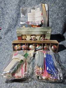 lot 240 image: Holiday Time Glass Ornament Collection