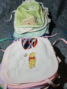 lot 245 image: Disney Winnie the Pooh Baby Bib Set and Others