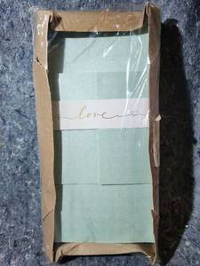 lot 257 image: Mint Green Love Wedding Paper Set - 40 Pieces