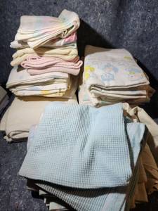 lot 271 image: Baby Burp Cloths and Washcloths Bundle - Perfect for Shop Towels