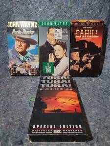lot 278 image: Classic Western & War Movie VHS Collection