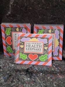 lot 297 image: Lot of Three - Missouri Baby Health Keepsake Record Book