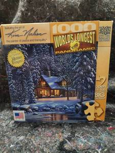 lot 301 image: MasterPieces Rivers of Light Jumbo Panoramic 1000pc Puzzle - Puzzle Still Sealed in Plastic Bag