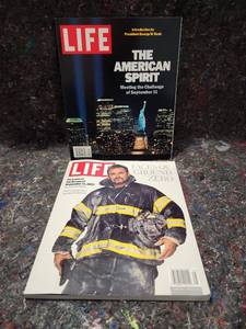 lot 313 image: LIFE Magazine September 11 Special Issues - The American Spirit & Faces of Ground Zero