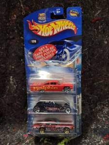 lot 314 image: 2003 First Edition Hot wheels cars with poster