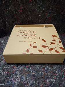 lot 320 image: Maya Angelou Life Mosaic Hallmark Storage Box