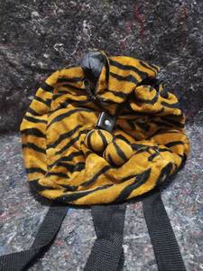 lot 395 image: Tiger Print Plush Back Pack