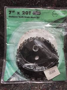 lot 400 image: Calpalmy 7-inch Chainsaw Tooth Brush Blade