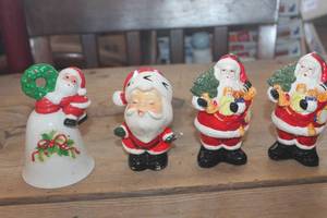 Vtg. Christmas S&P Shakers & More