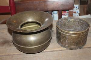 Vtg. Brass Spitoon & More