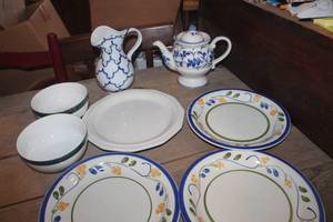 lot 3726 image: Tea Pot, Pitcher and More