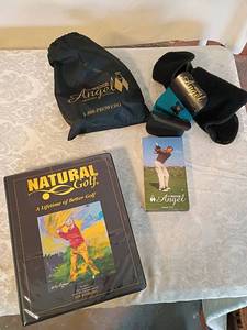 lot 31 image: Pro Wedge Angel Golf Training System with Natural Golf VHS Set