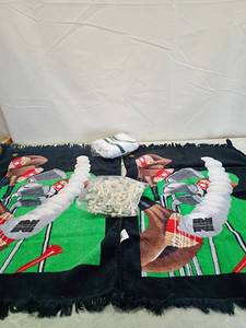 lot 83 image: Northwest Golf Themed Beach Towel items as pictured