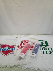 lot 84 image: Golf towels and handle grips items as pictured