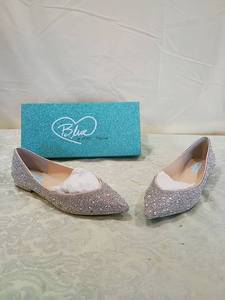 lot 96 image: Betsey Johnson SB-Jude Crystal Flats